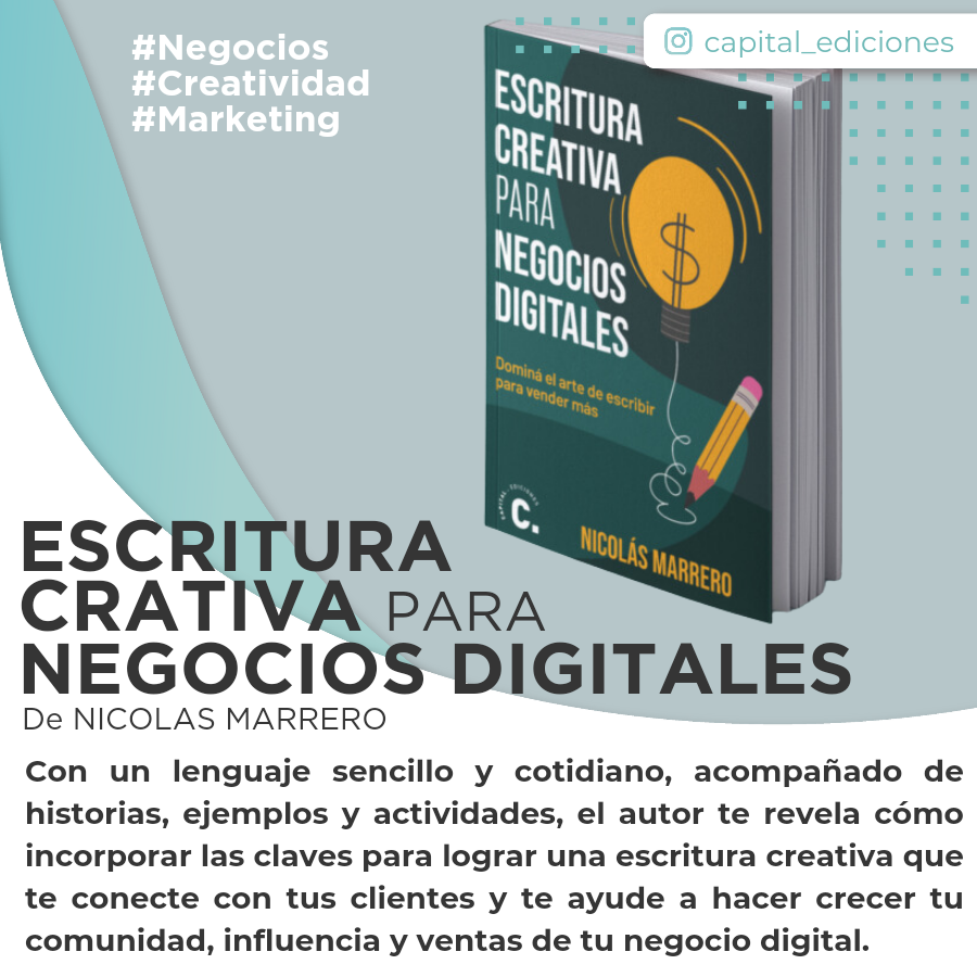 Escritura creativa para negocios digitales – Nicolás Marrero